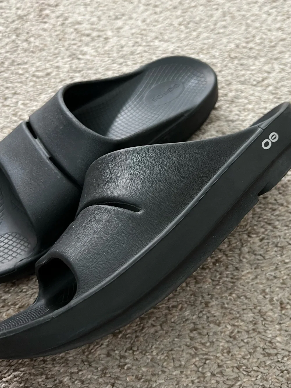 OOFOS Black Men's Recovery Slide Sandals Size 11 or W 13